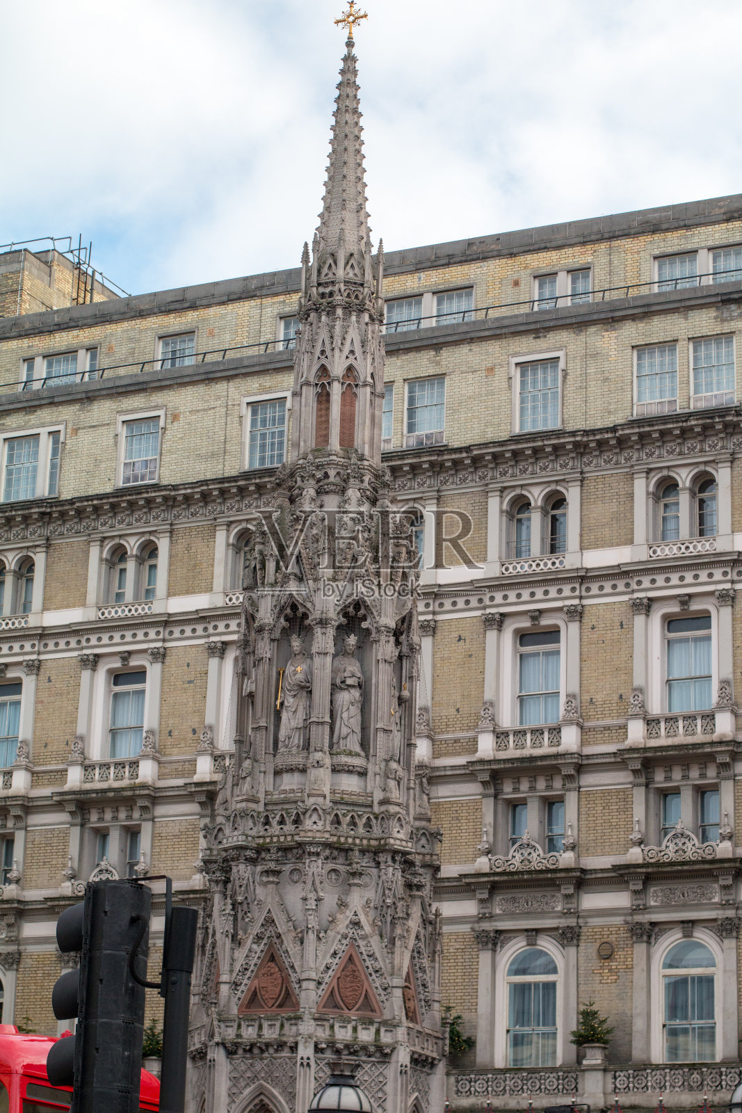 埃莉诺女王纪念十字架，查林十字，伦敦照片摄影图片