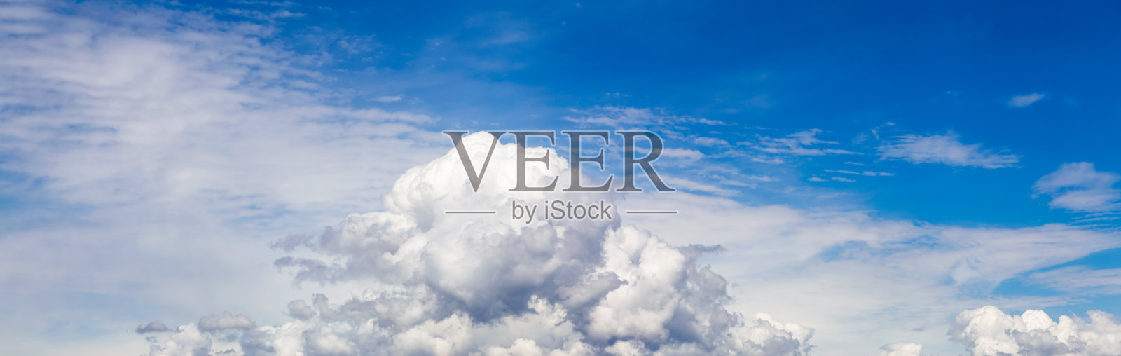 蓝天白云全景照片摄影图片