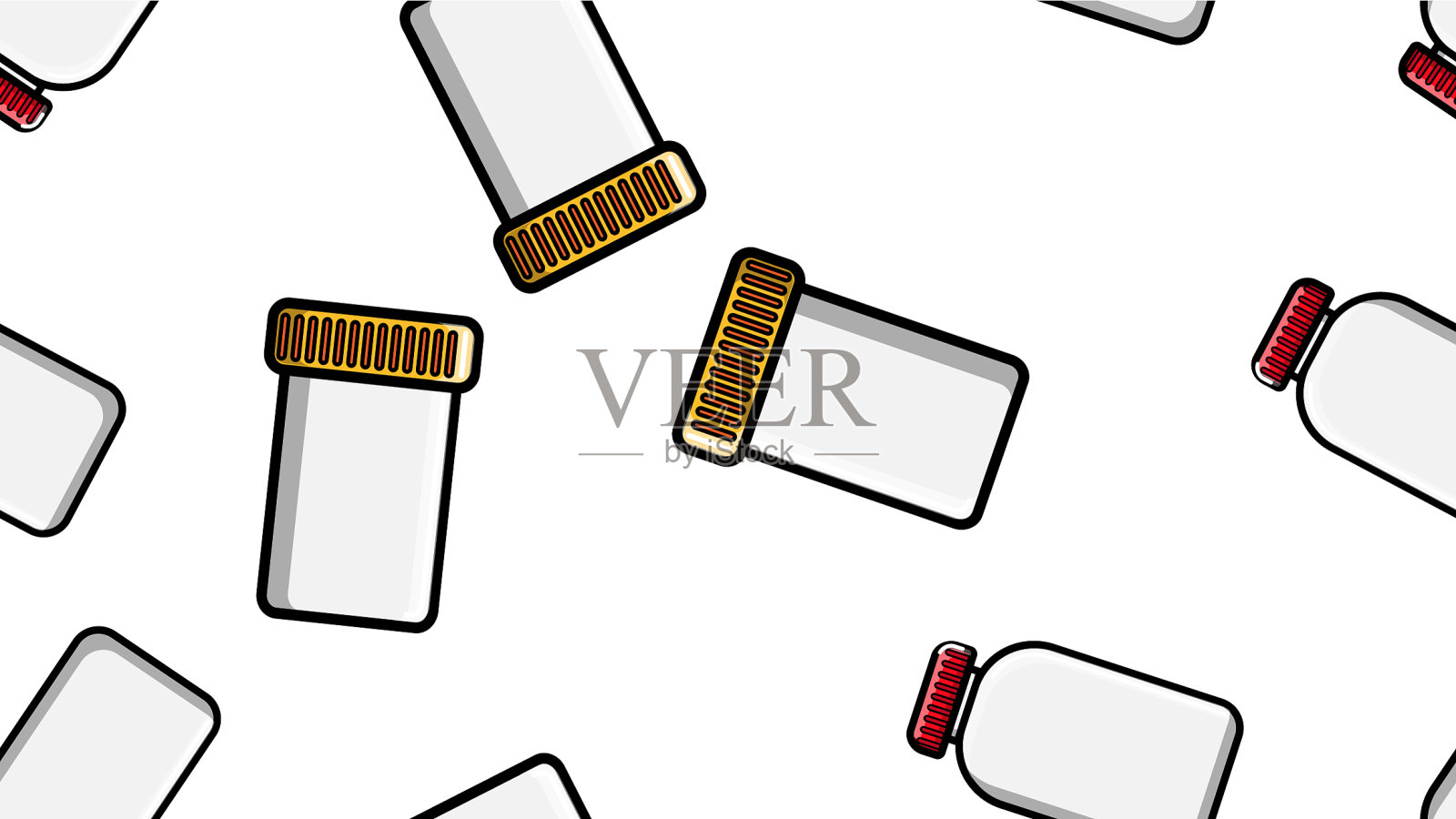 无缝花纹纹理白色塑料插画图片素材