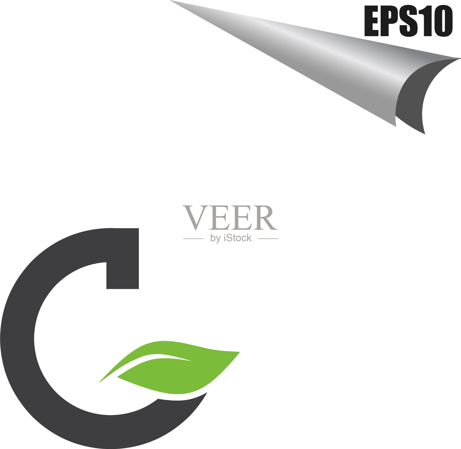 logo首字母图案设计模板简单插画图片素材