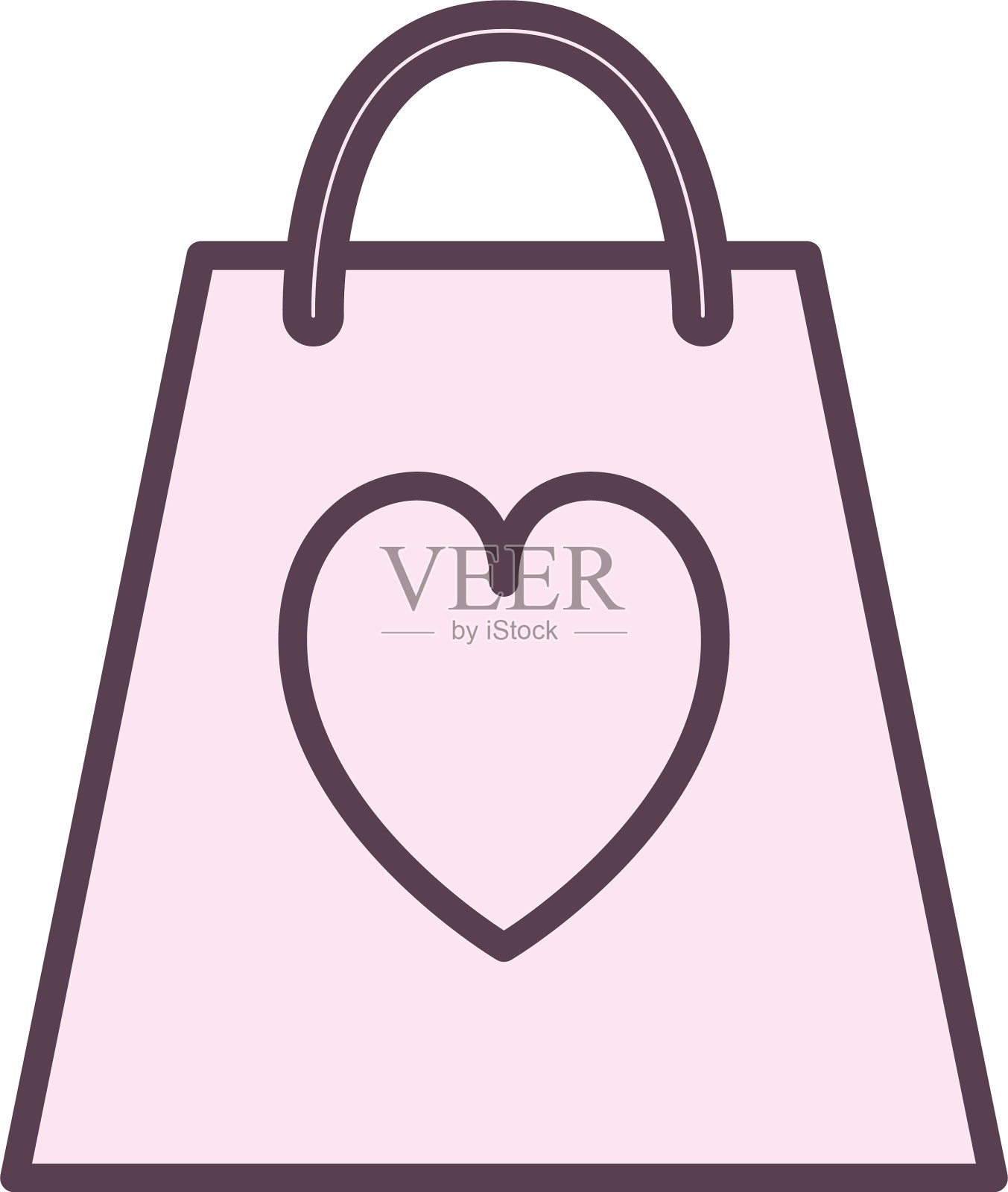 包与心线风格图标设计图标素材