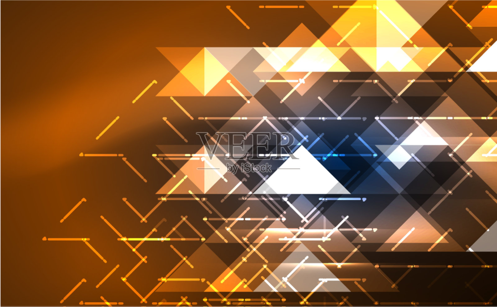 用抽象背景拼接三角形图案插画图片素材