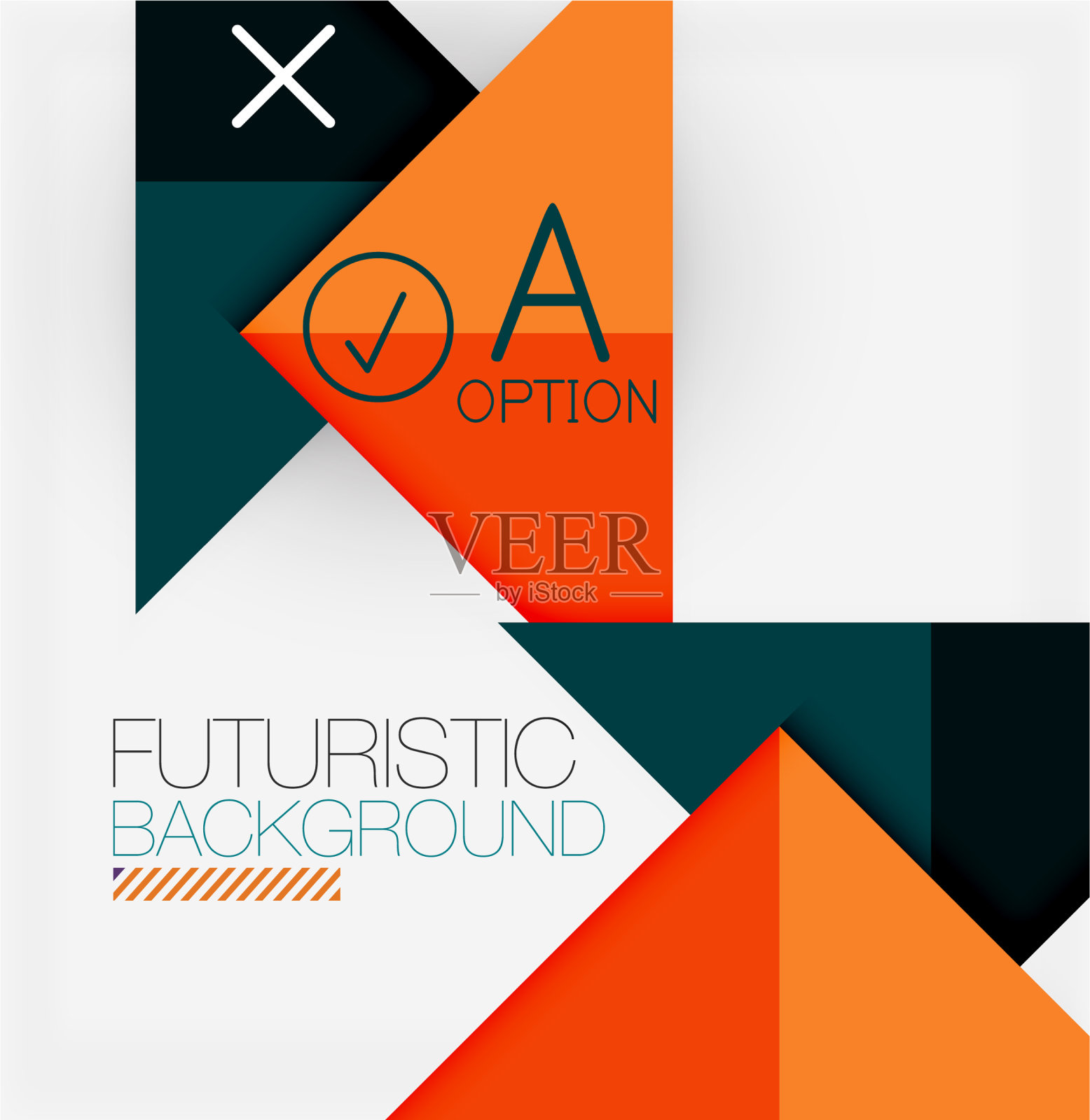 抽象背景几何业务插画图片素材