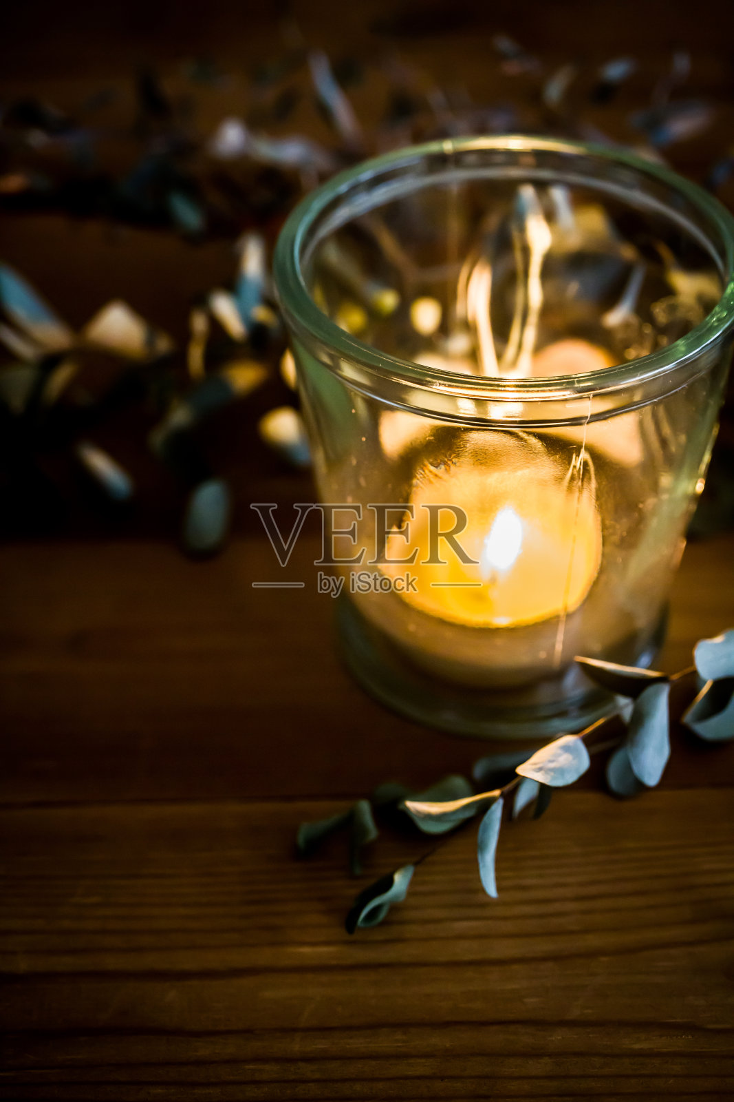 疗愈的蜡烛照片摄影图片