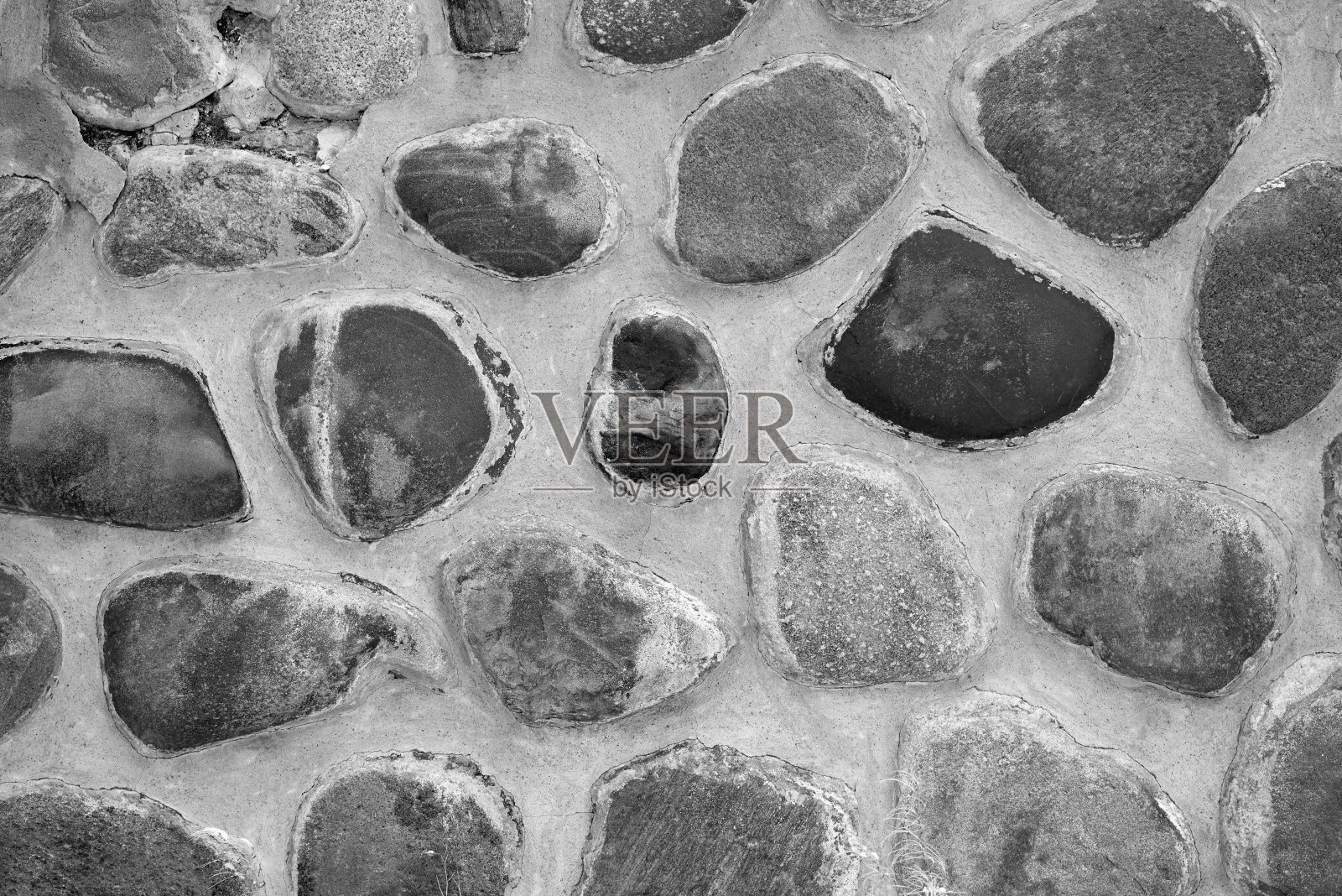 抽象斑点纹理的石墙照片摄影图片