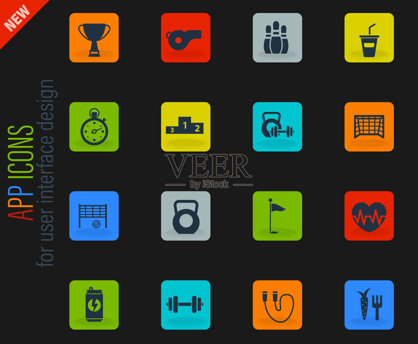 运动只是图标图标素材