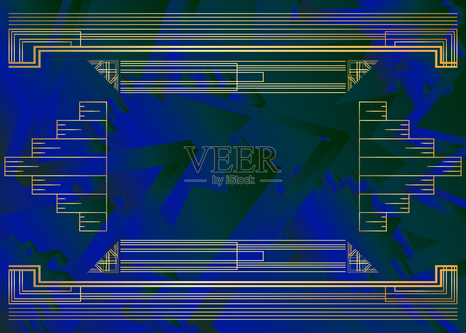 未来色彩复古风格的背景设计。插画图片素材