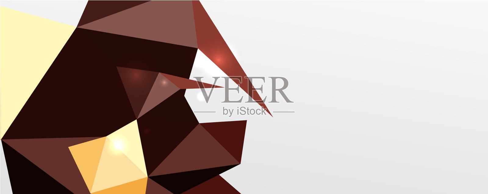 抽象背景-时髦的低多边形三角形插画图片素材