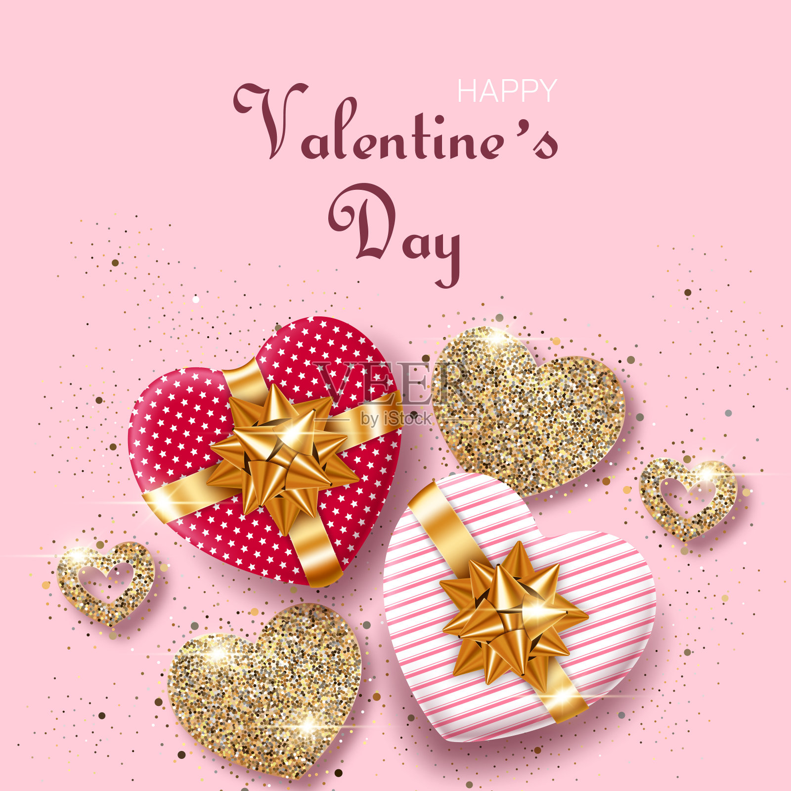 情人节的背景插画图片素材