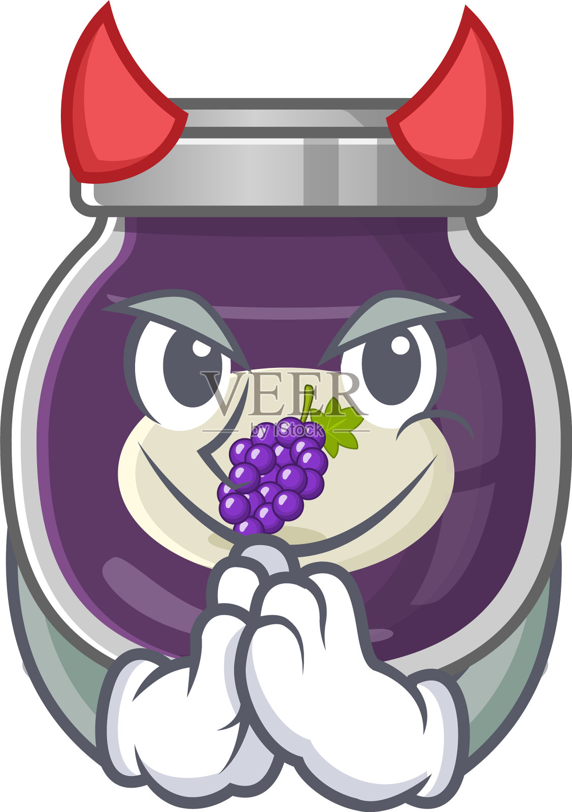 魔鬼葡萄酱卡通人物设计设计元素图片