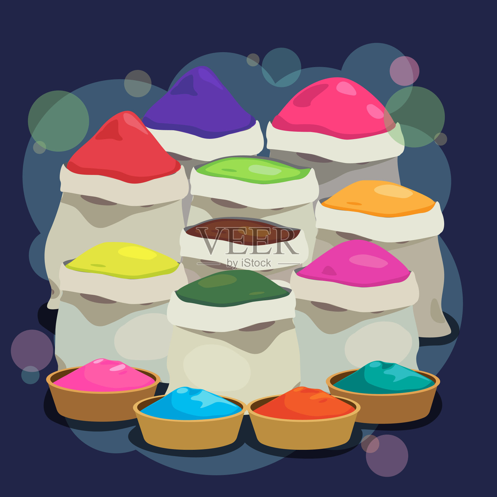 印度菲斯插画图片素材