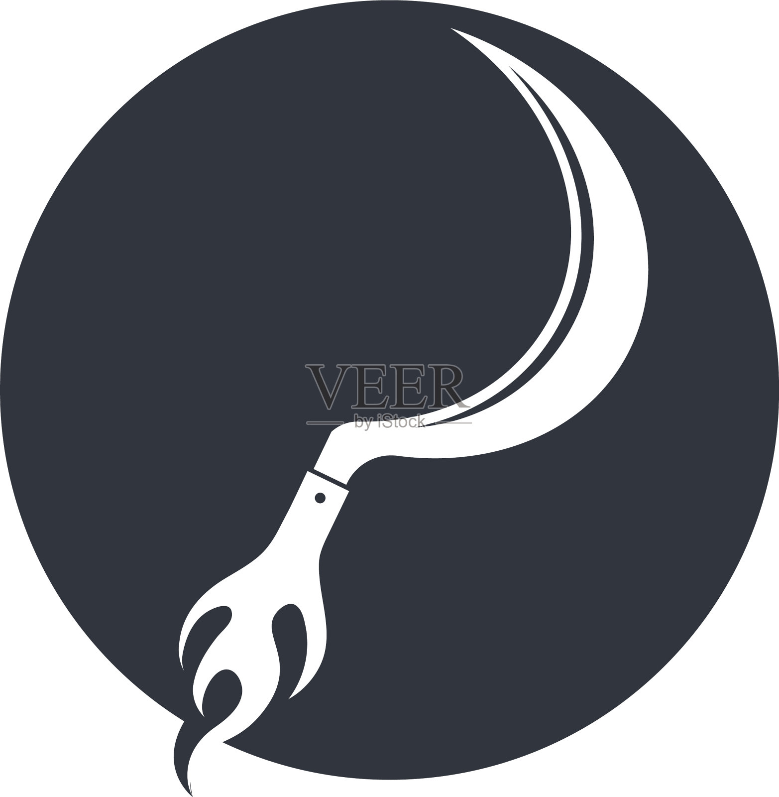 镰状图标设计设计元素图片