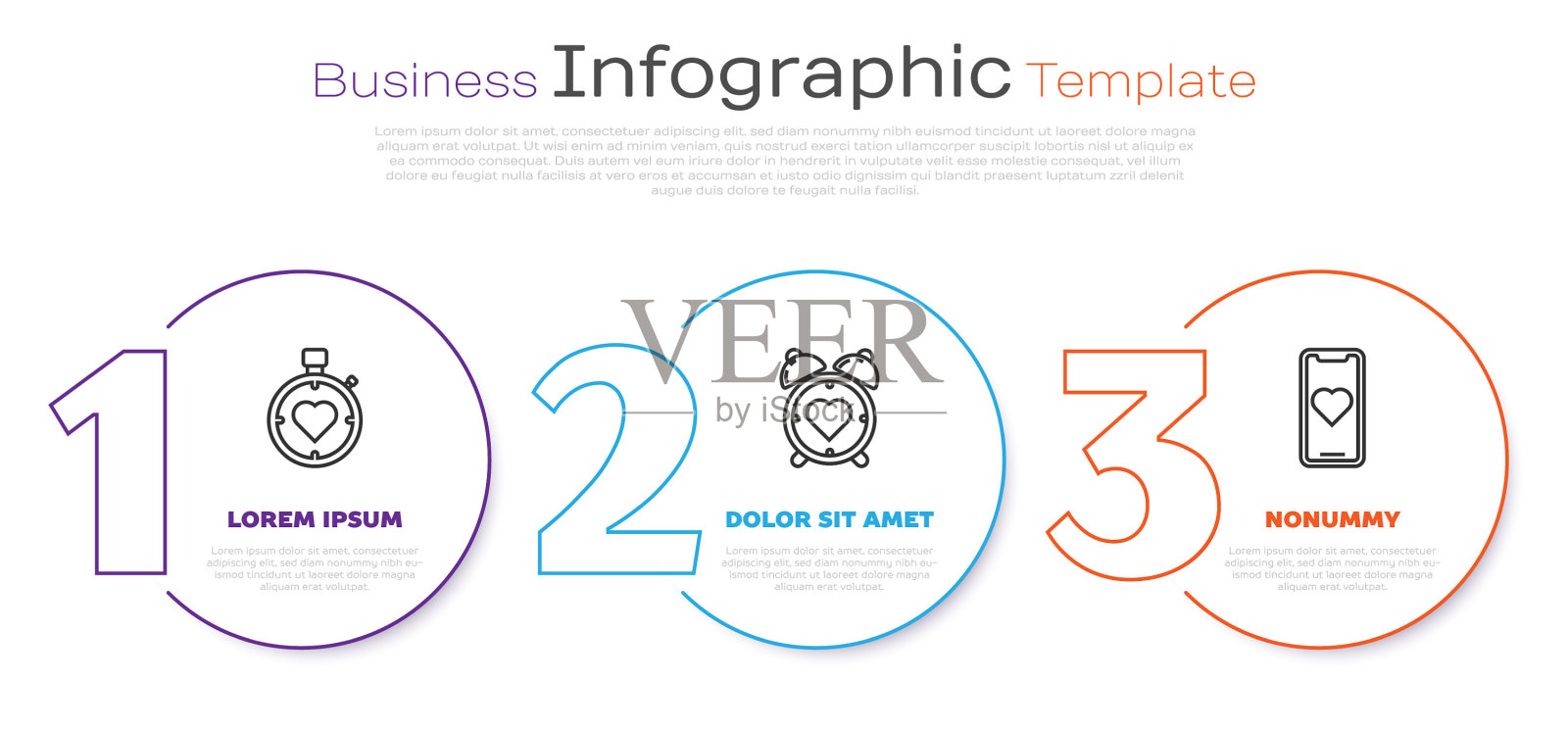 设线心在中心秒表心在插画图片素材