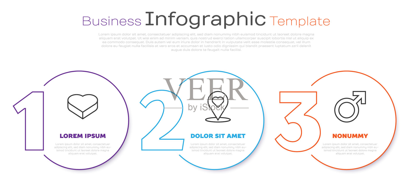 设线糖果心形盒地图指针插画图片素材