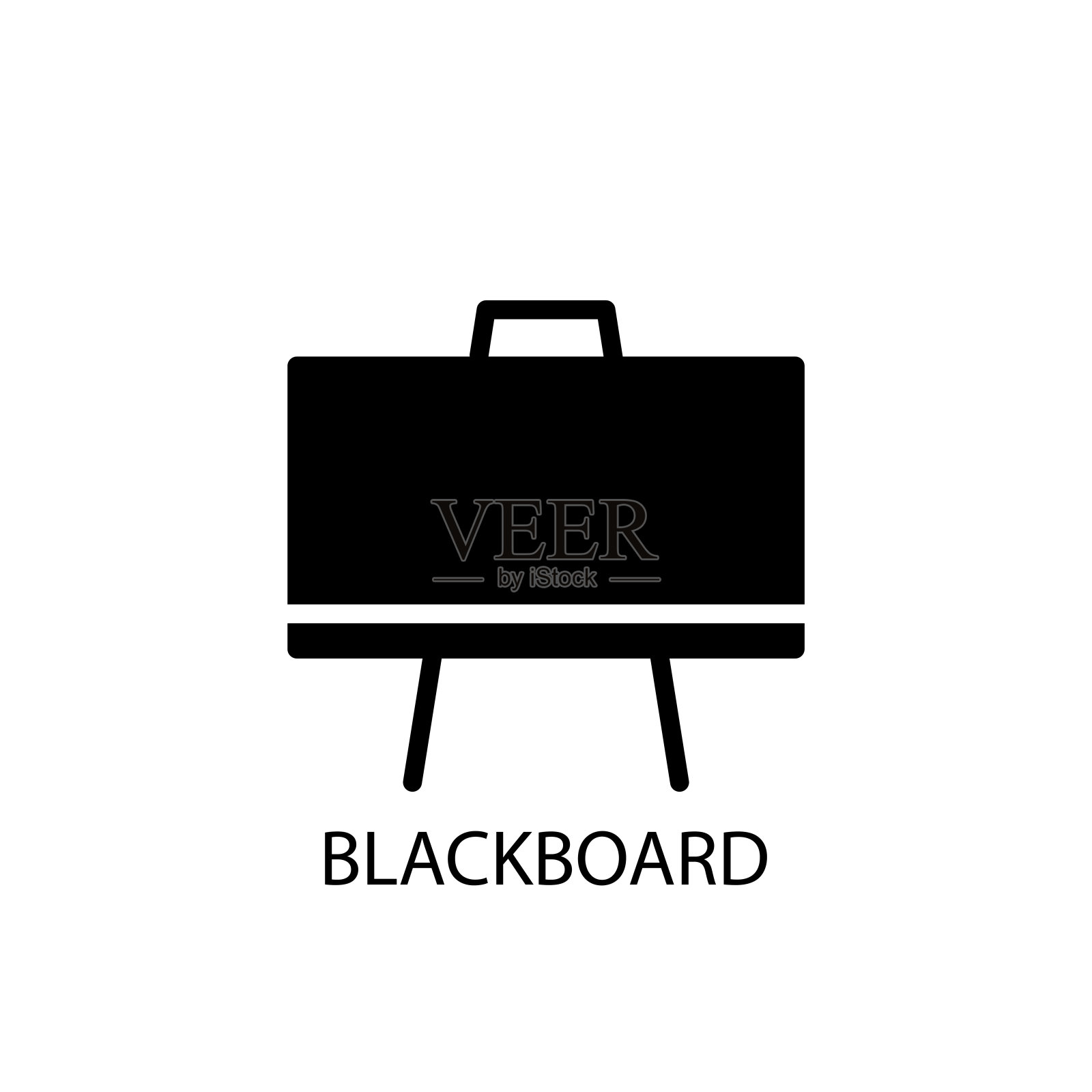 插图向量图形的黑板图标模板插画图片素材
