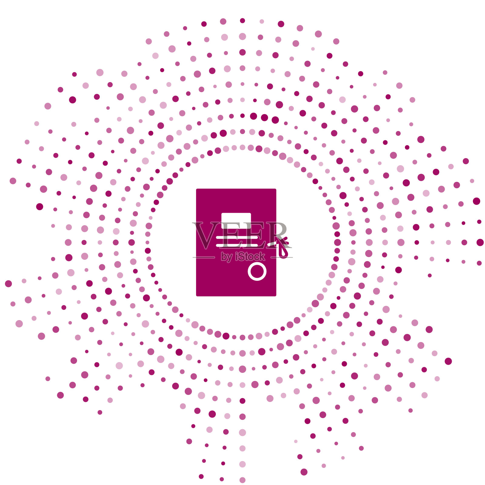 紫色诉讼纸上孤立的白色图标图标素材