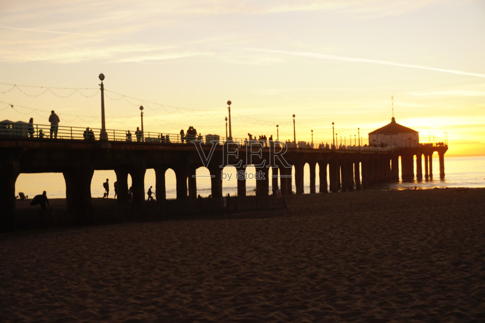 曼哈顿海滩附近照片摄影图片