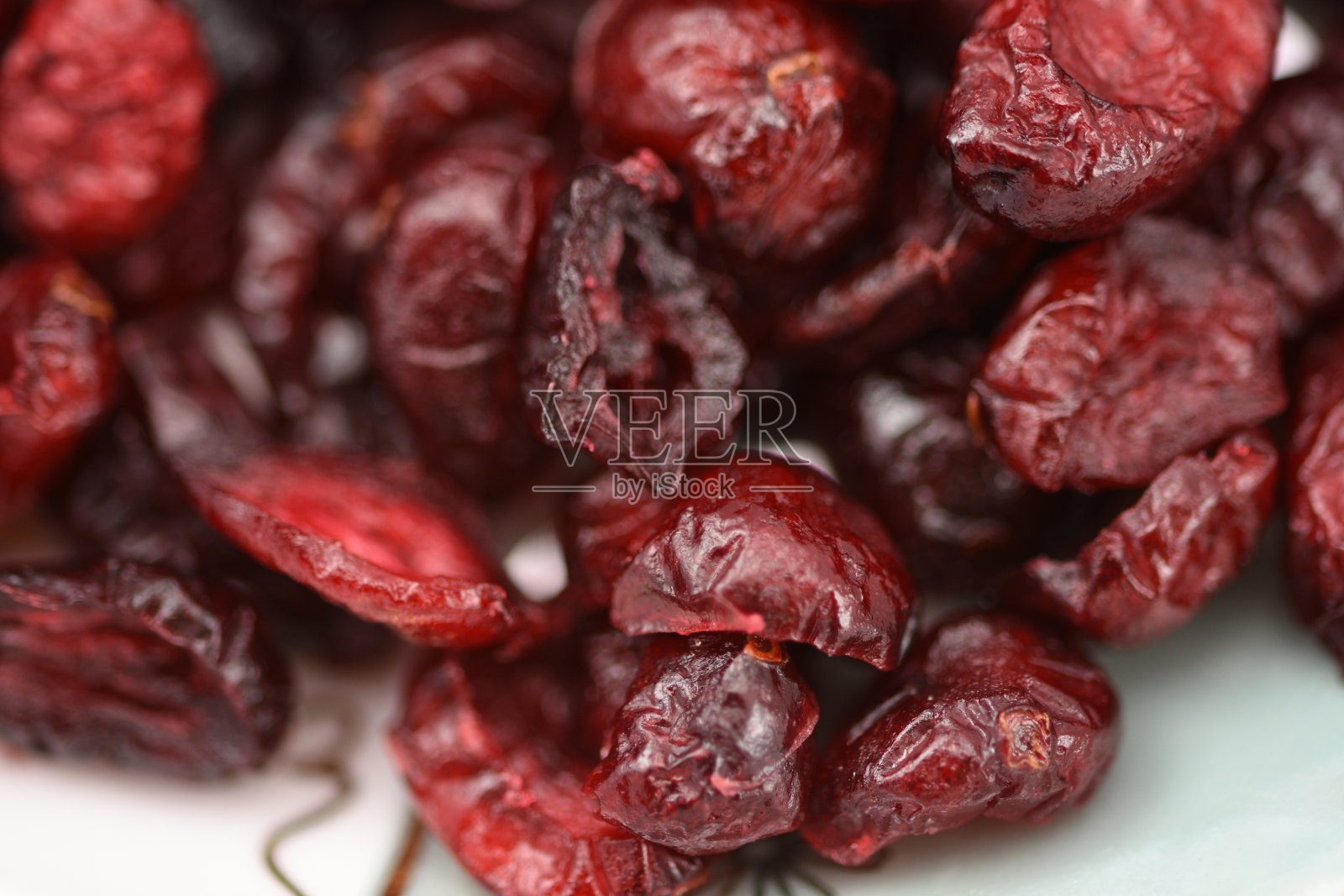 有机红蔓越莓干照片摄影图片