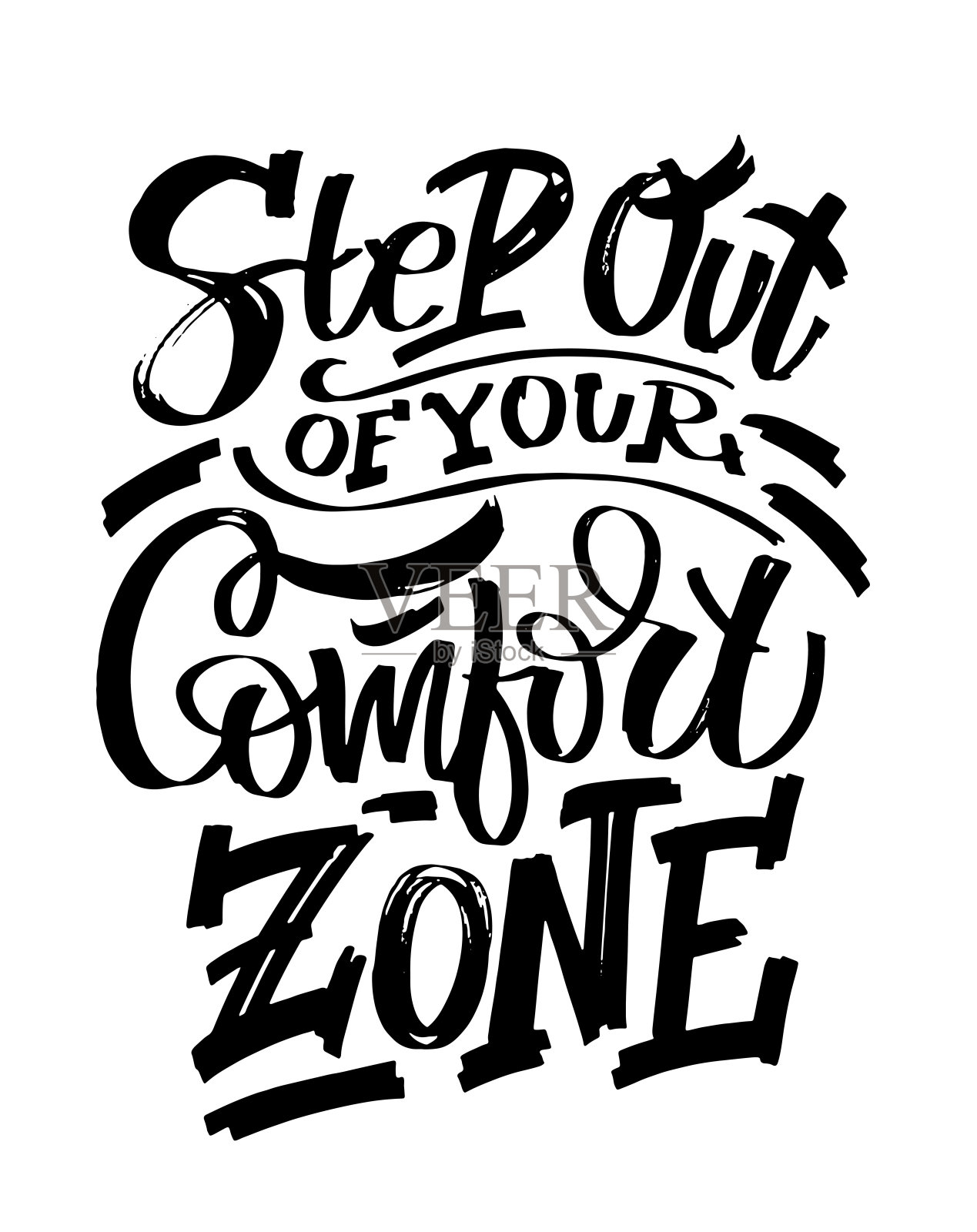 关于生活方式的手写书信。用于横幅，网页，海报，t恤设计的文字艺术。关于生命模板设计的引用。插画图片素材