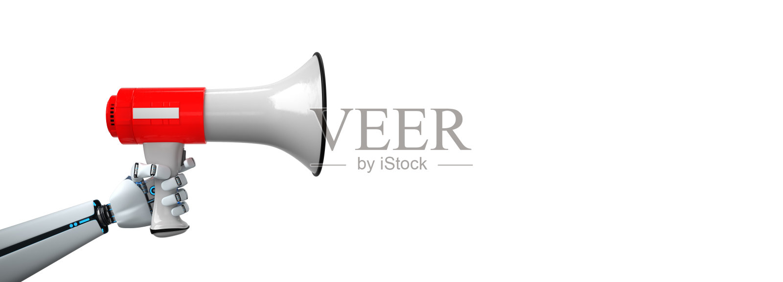 机械手扩音器照片摄影图片