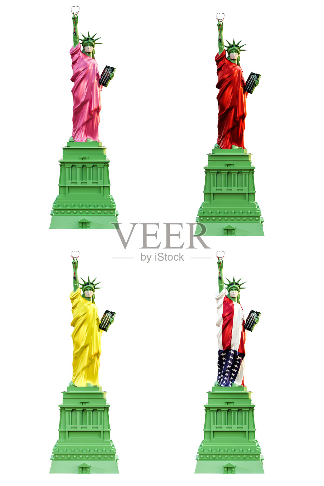 自由女神像照片摄影图片