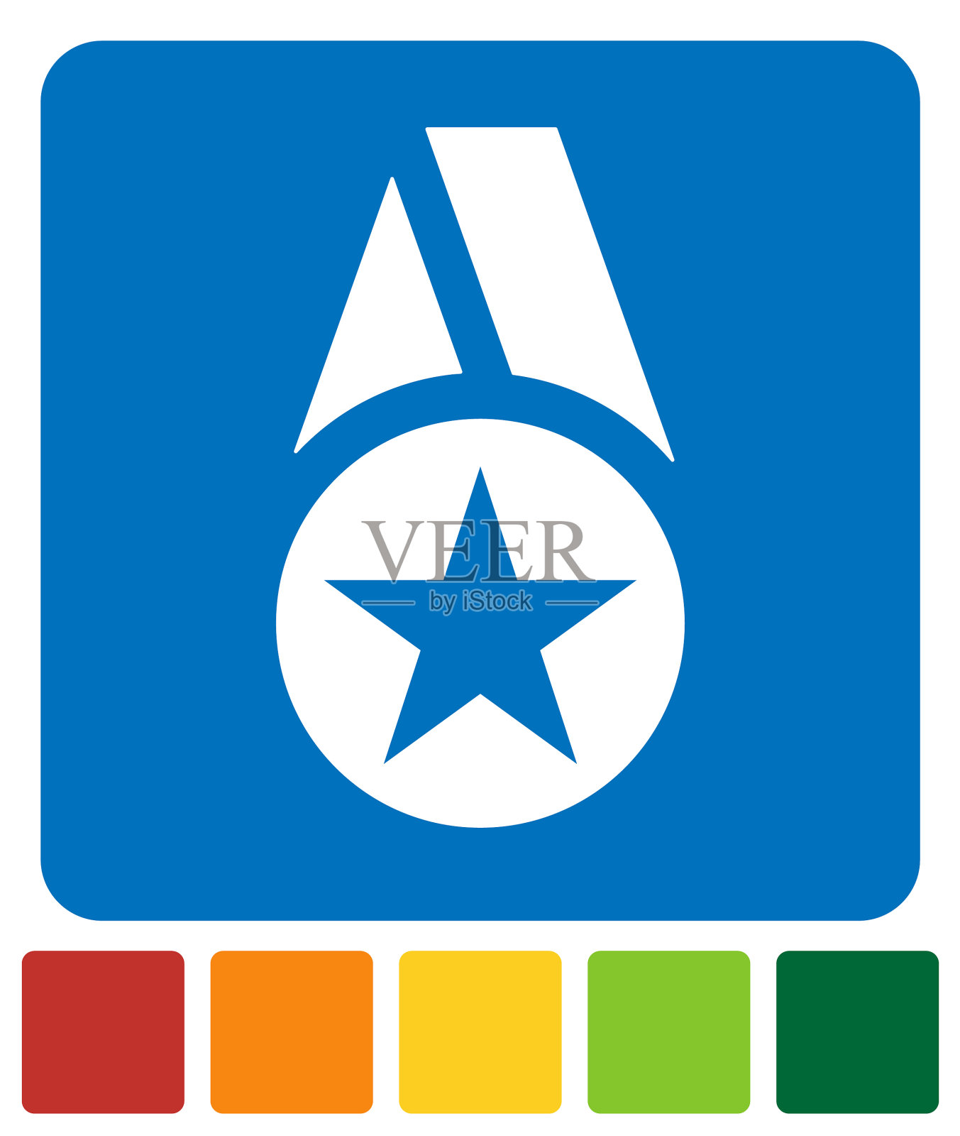 图标与奖章徽章奖励概念奖励图标素材