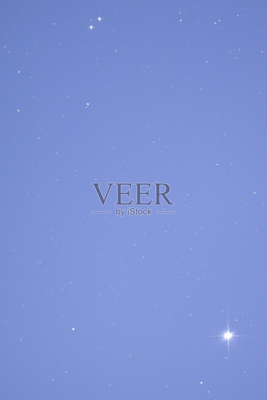 织女星和双星亮双星照片摄影图片