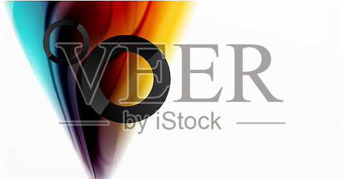 摘要背景流体混合梯度液体插画图片素材