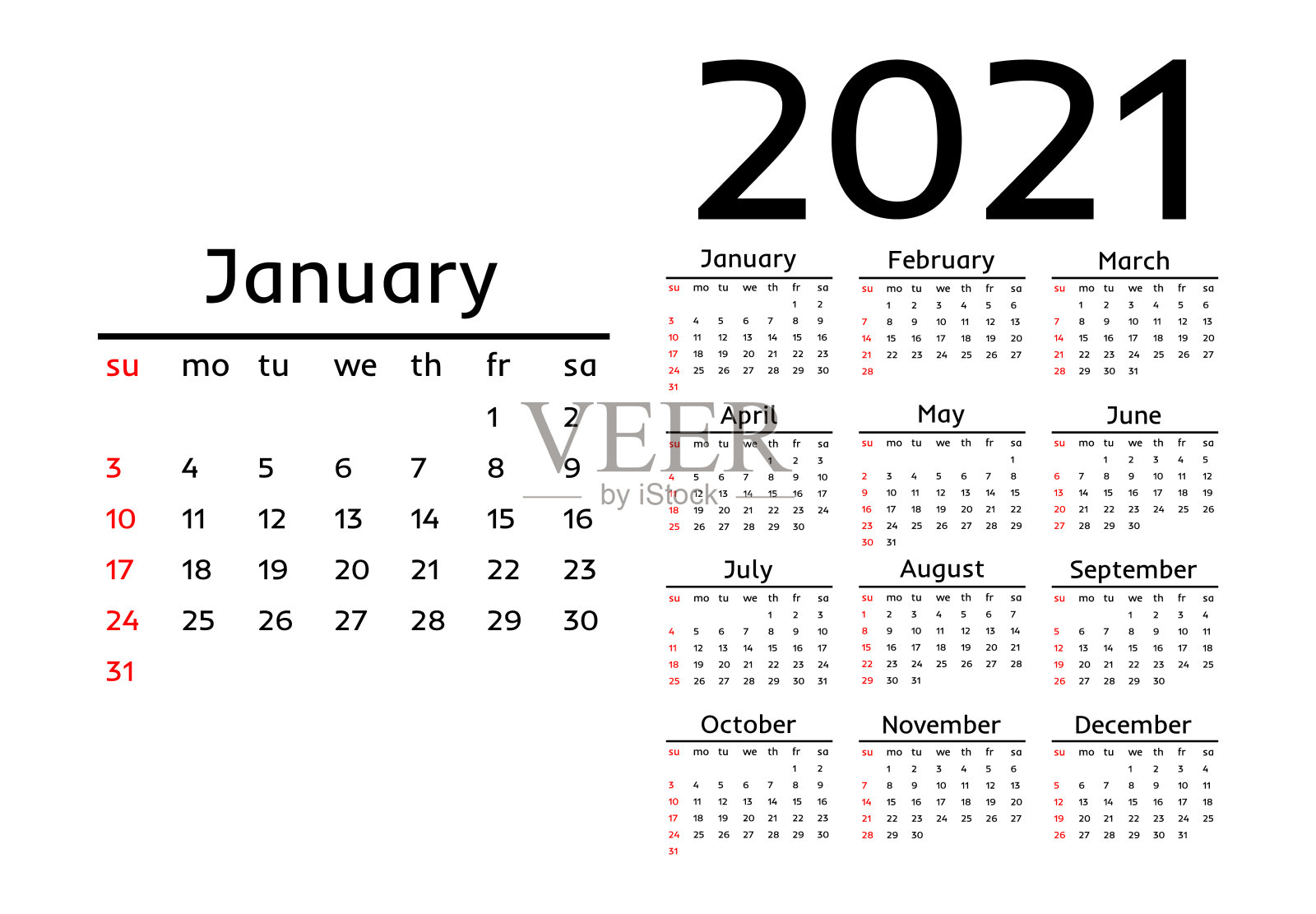 82年日历设计模板素材