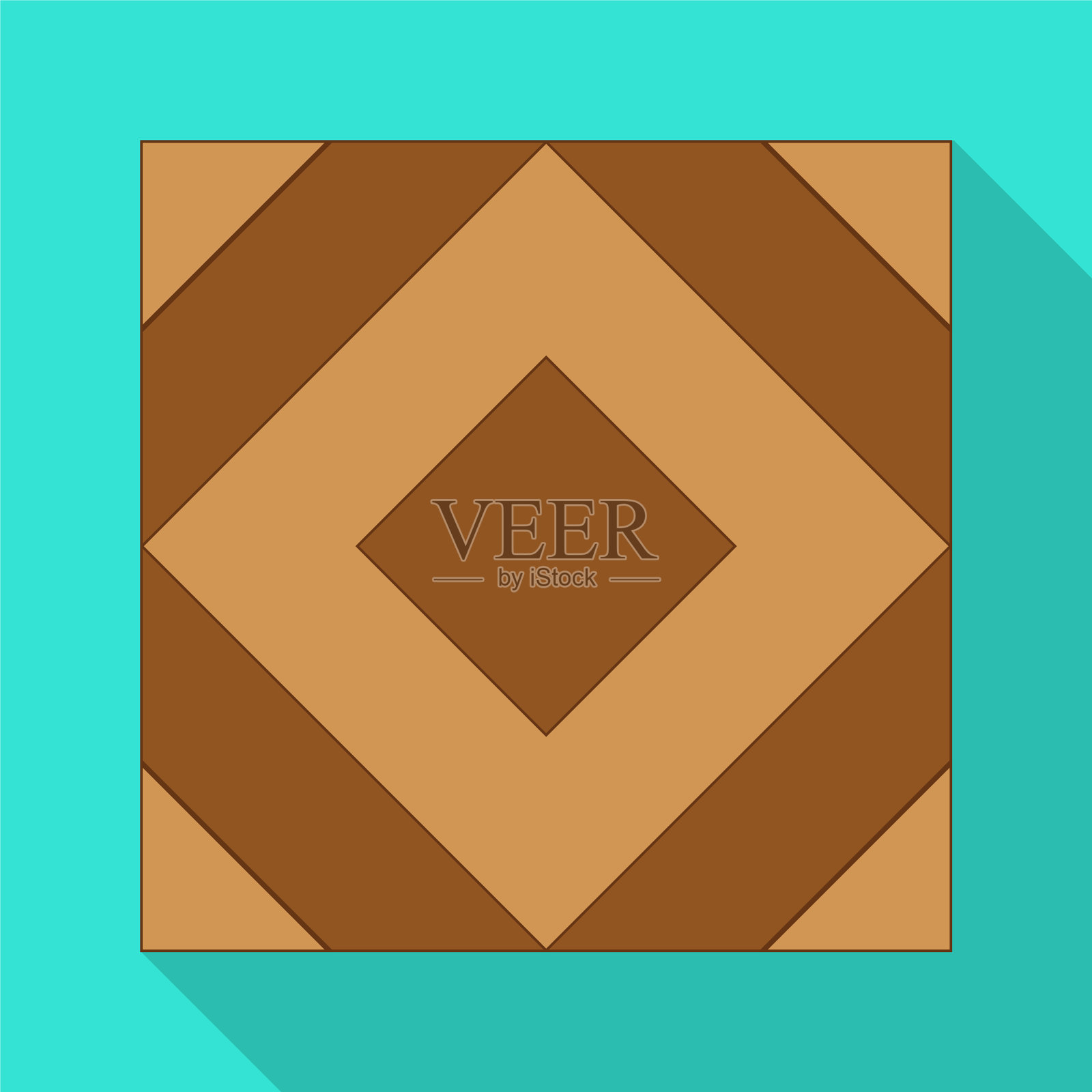 地板图标平面图标隔离插画图片素材