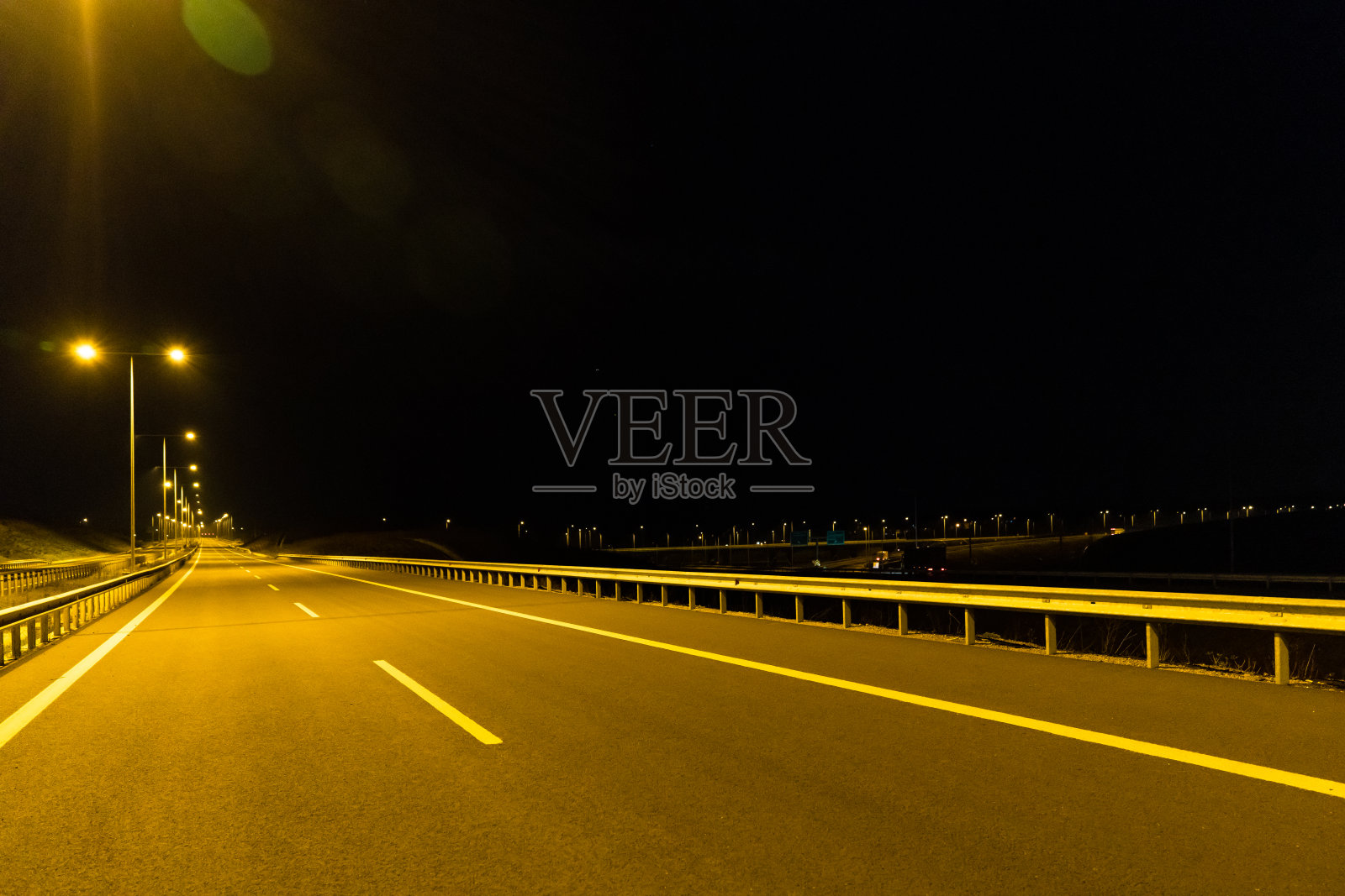 土耳其公路夜景照片摄影图片