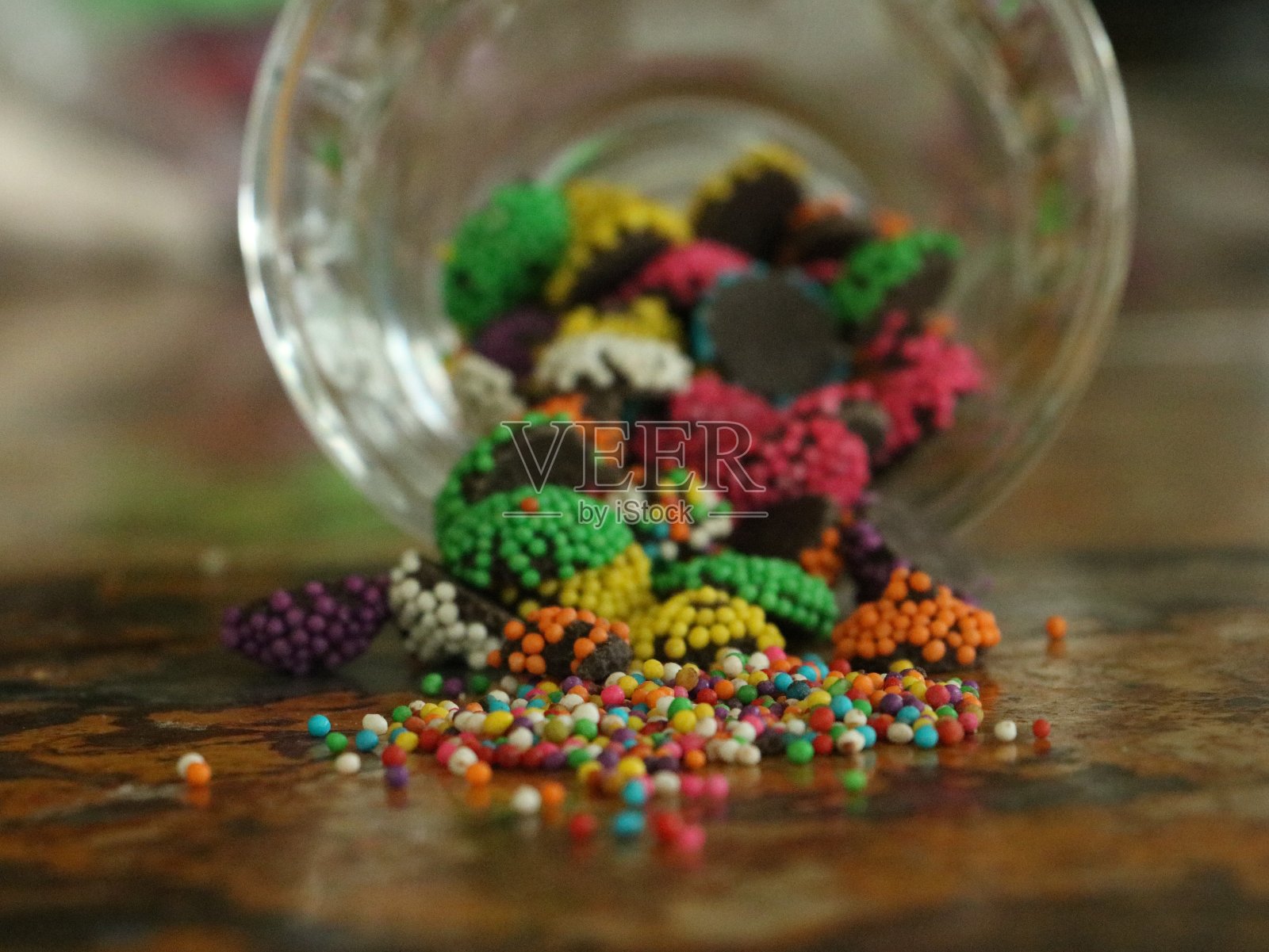 巧克力各种糖果照片摄影图片