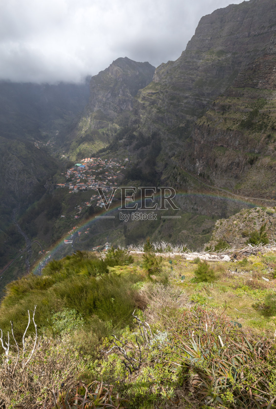 葡萄牙马德拉岛的修女谷照片摄影图片