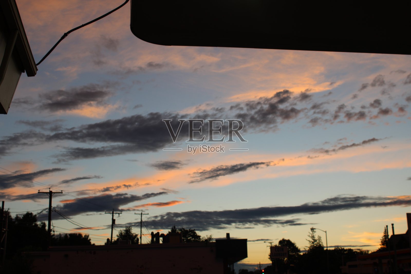 日落的天空照片摄影图片