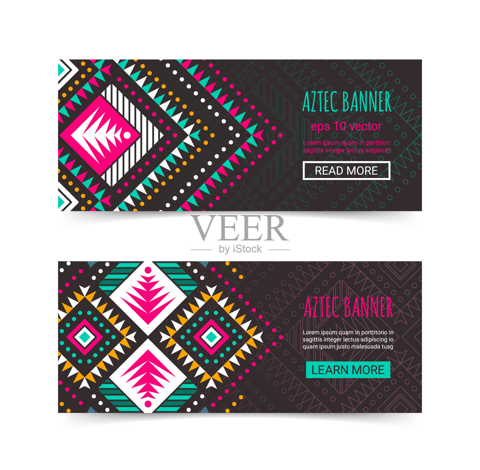 部落的旗帜设计模板素材