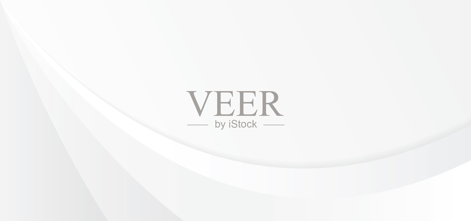 白色奢华的背景曲线造型设计，简约明亮，空间为内容插画图片素材