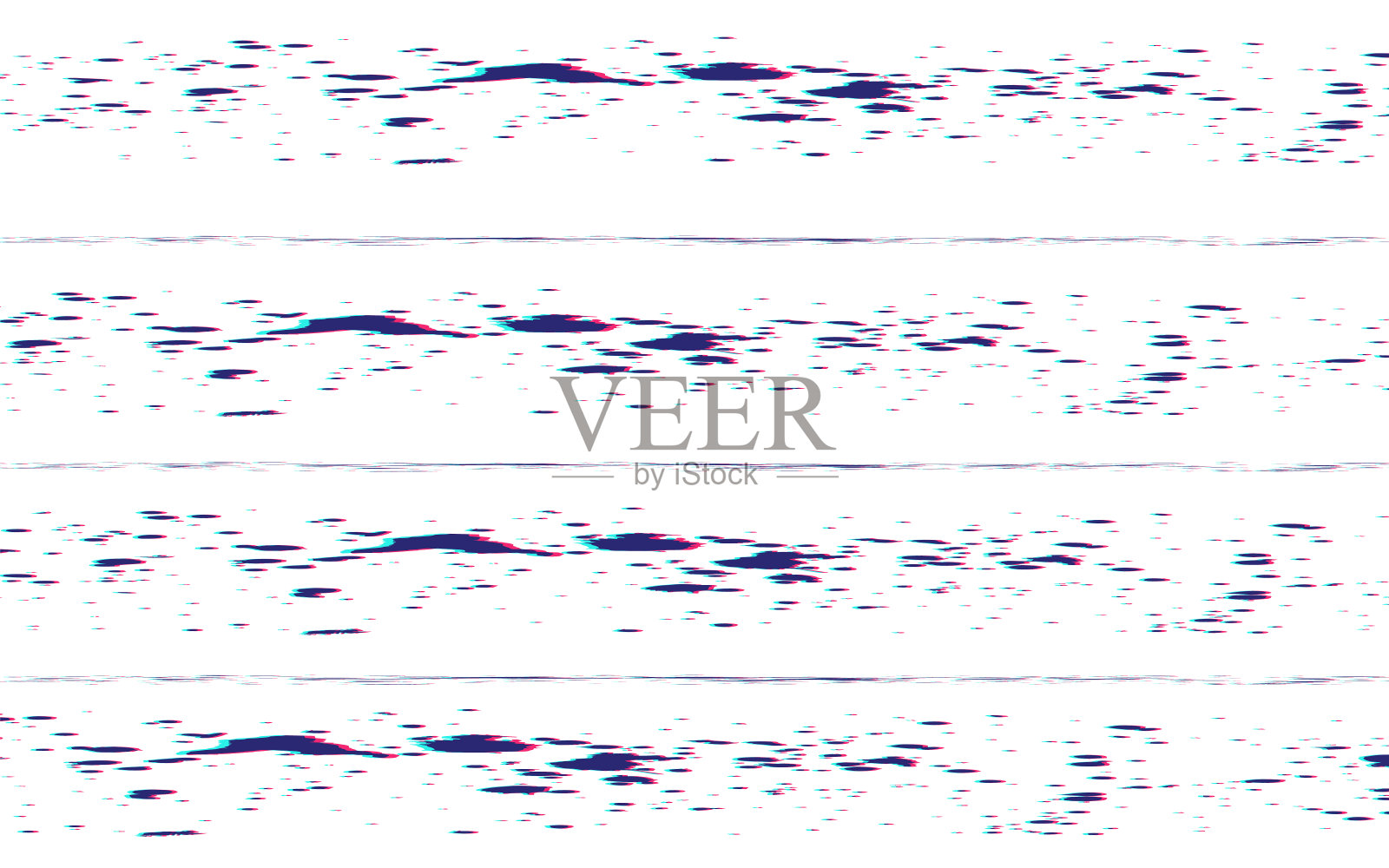 摘要背景具有干扰噪声、错误信号、干扰的影响，以水平线为背景，海报、横幅、网站、演示文稿。矢量图插画图片素材