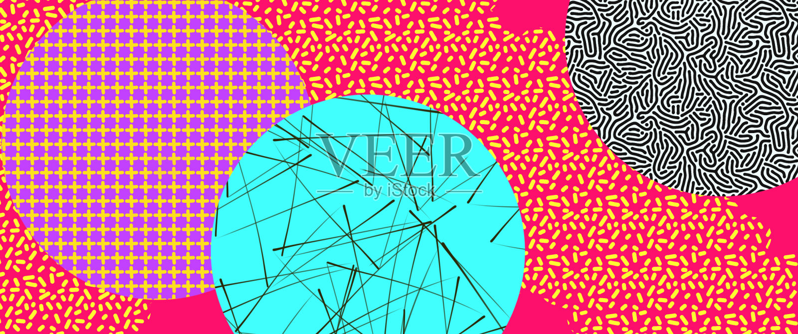 抽象绘画的色彩肌理。现代未来的模型。复合彩色动态背景。插画图片素材