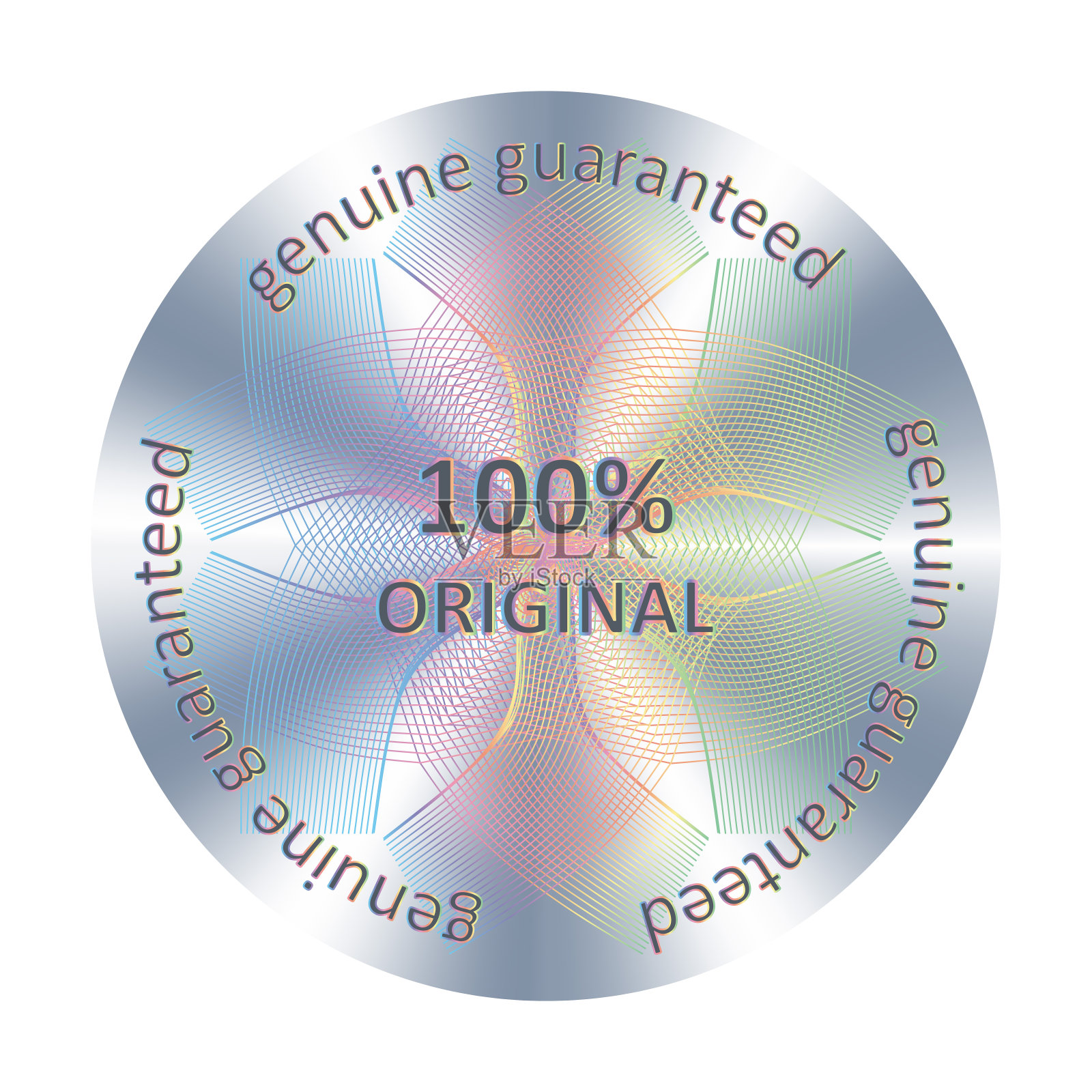 全息标签。向量元素插画图片素材