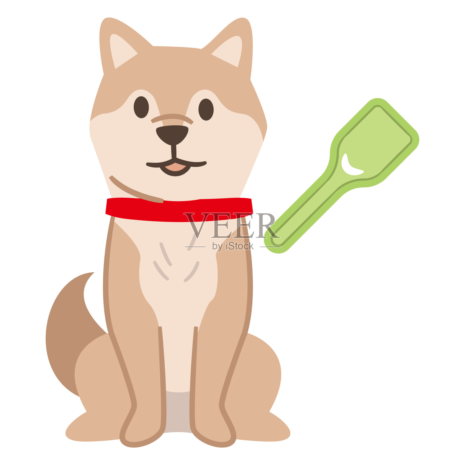 寄生虫预防药物和狗插图插画图片素材