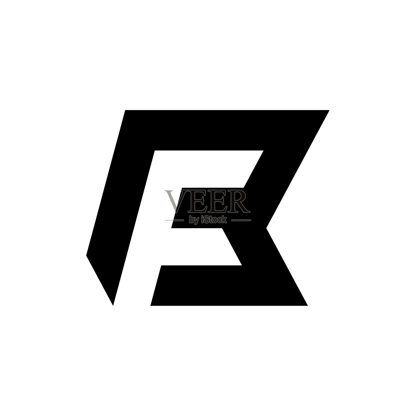 字母f标志设计元素图片