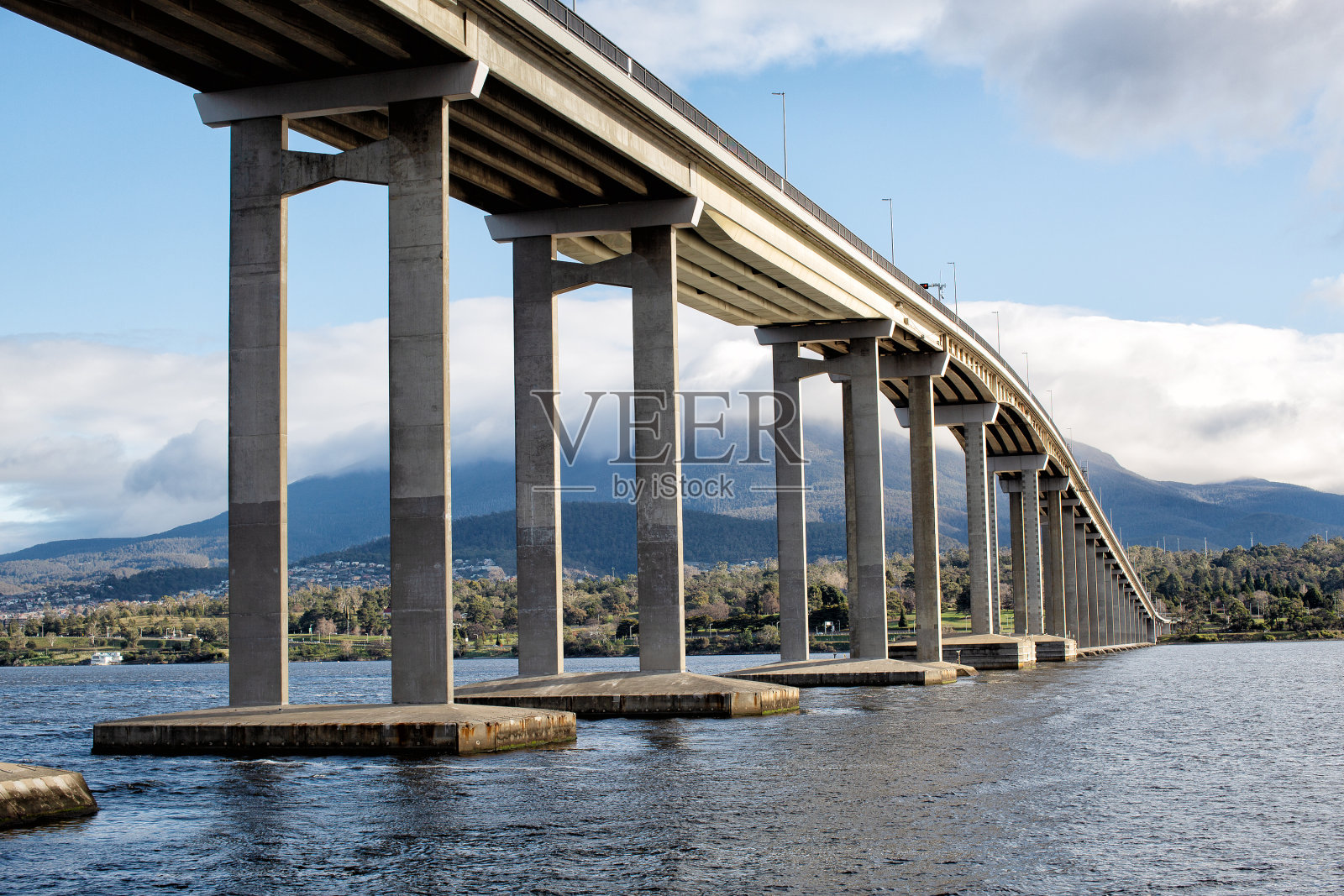塔斯曼大桥霍巴特塔斯马尼亚照片摄影图片