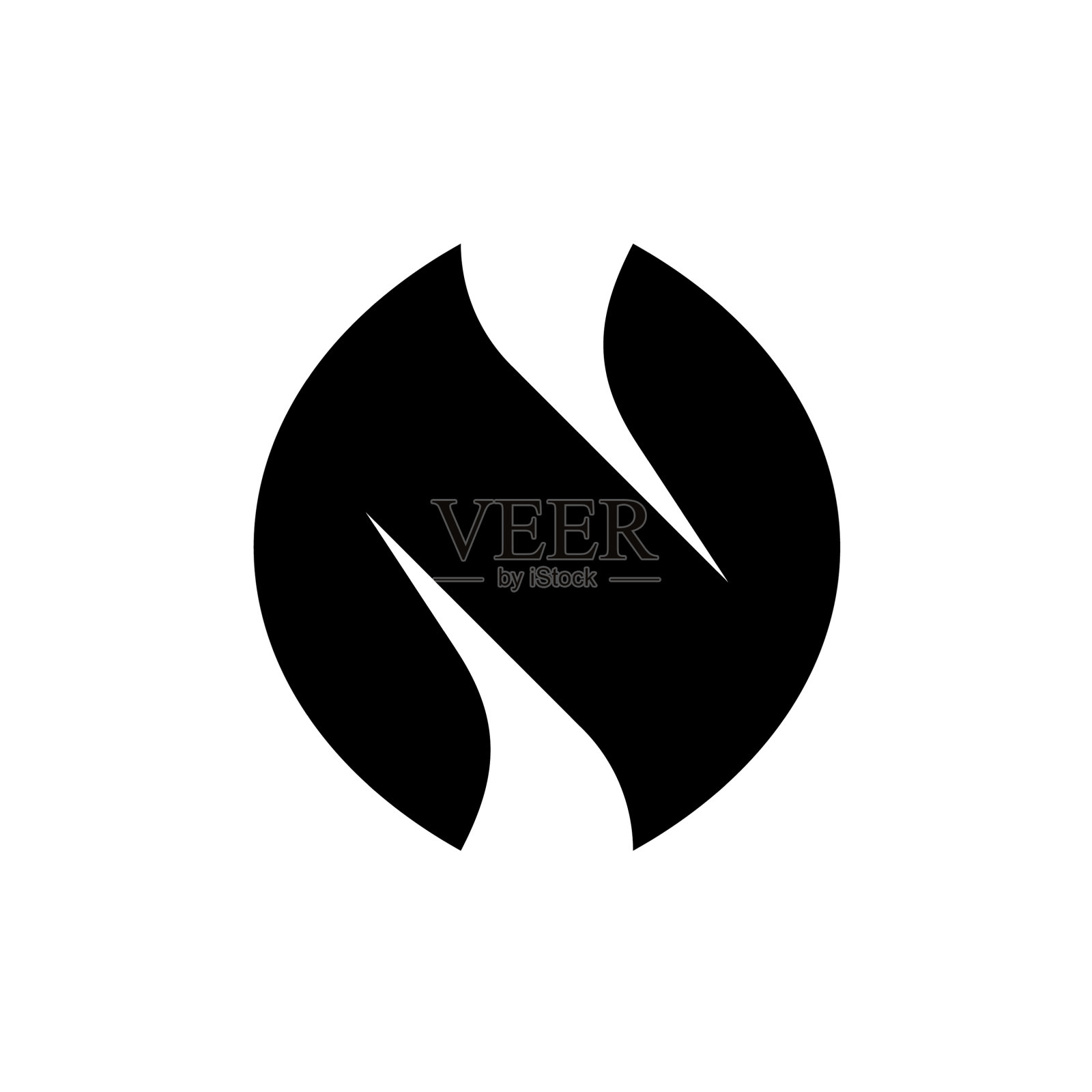 字母n标志设计元素图片