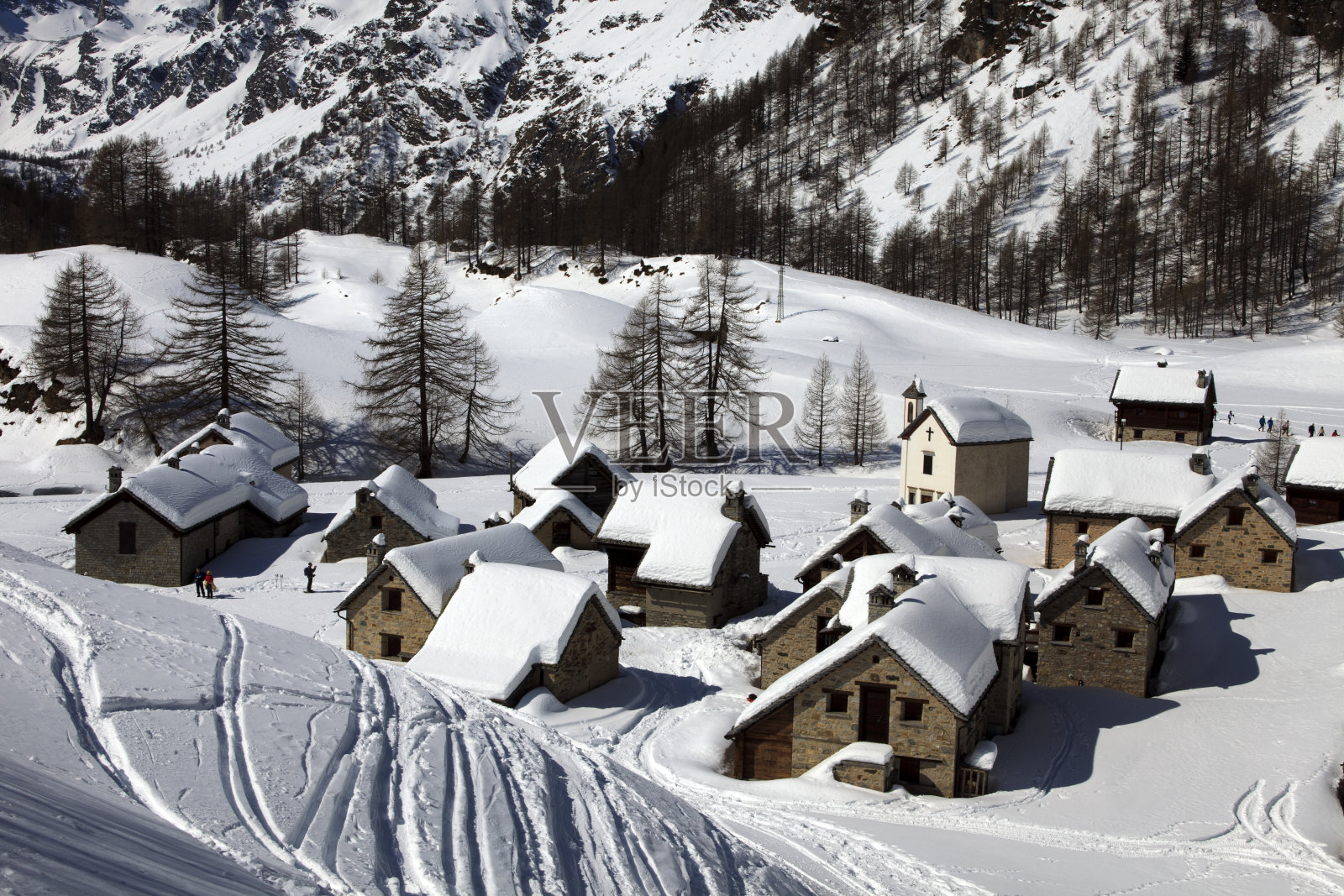 Alpe Devero Park, Ossola Valley, VCO, Piedmont，意大利。照片摄影图片