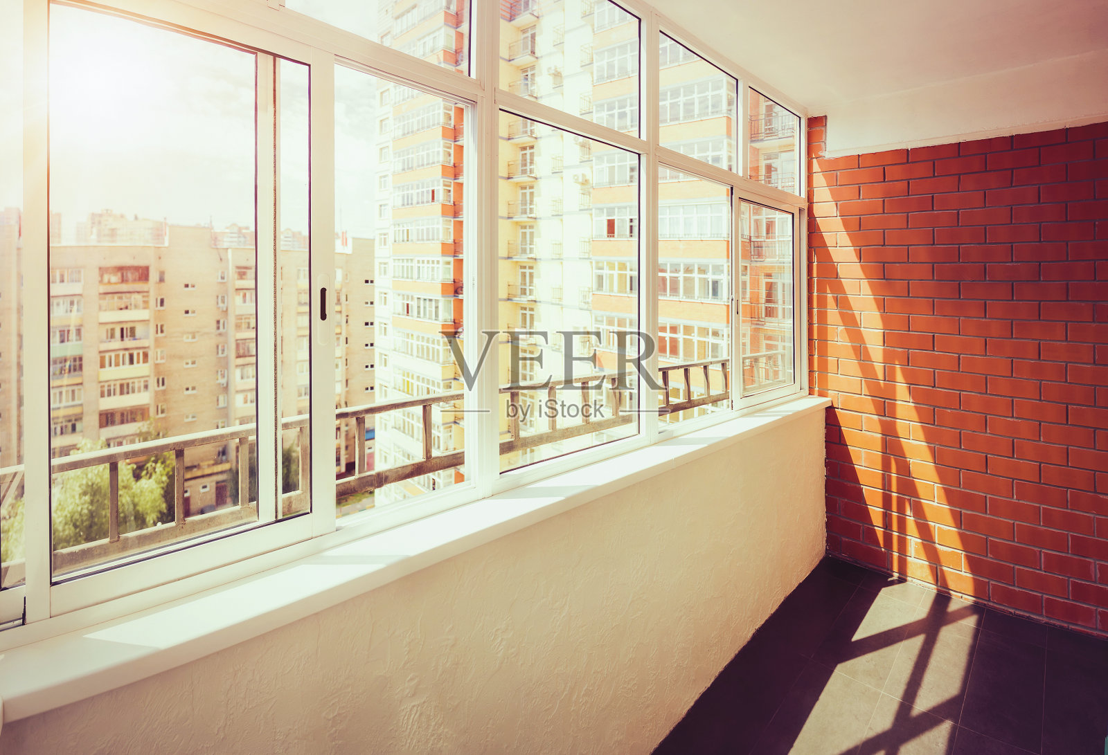 釉面阳台照片摄影图片