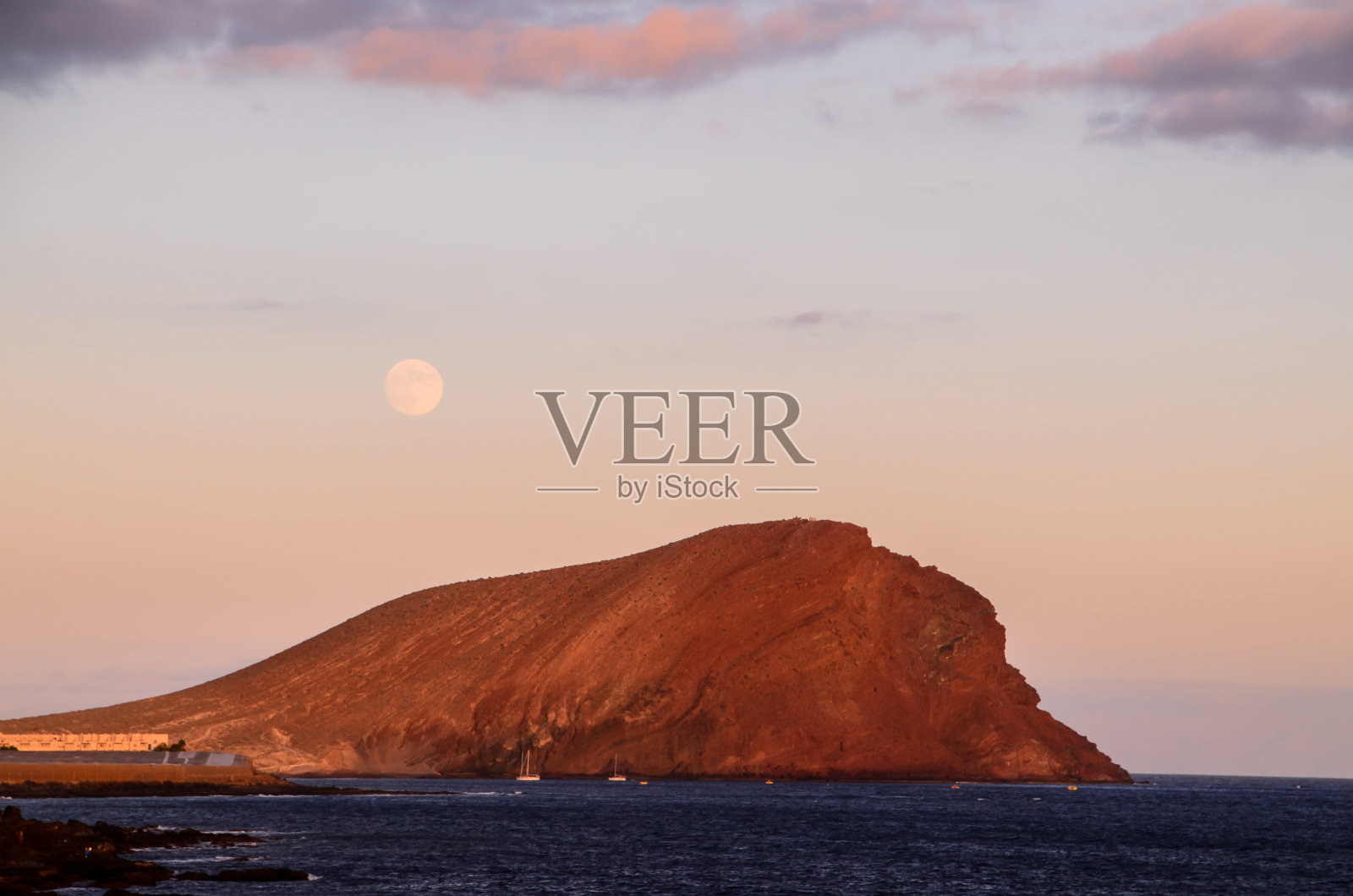 大西洋上的日落照片摄影图片