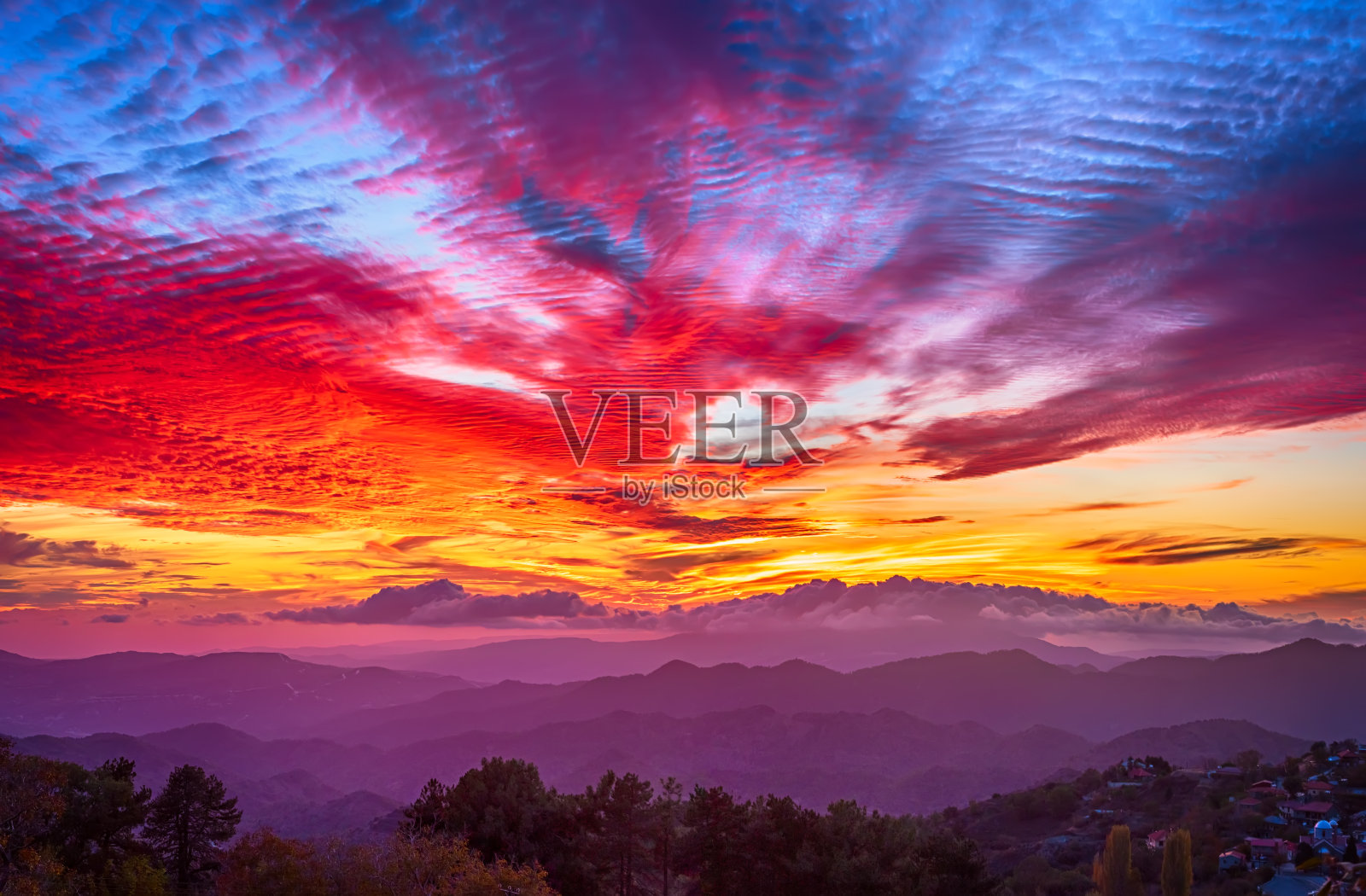 神奇的山景观照片摄影图片