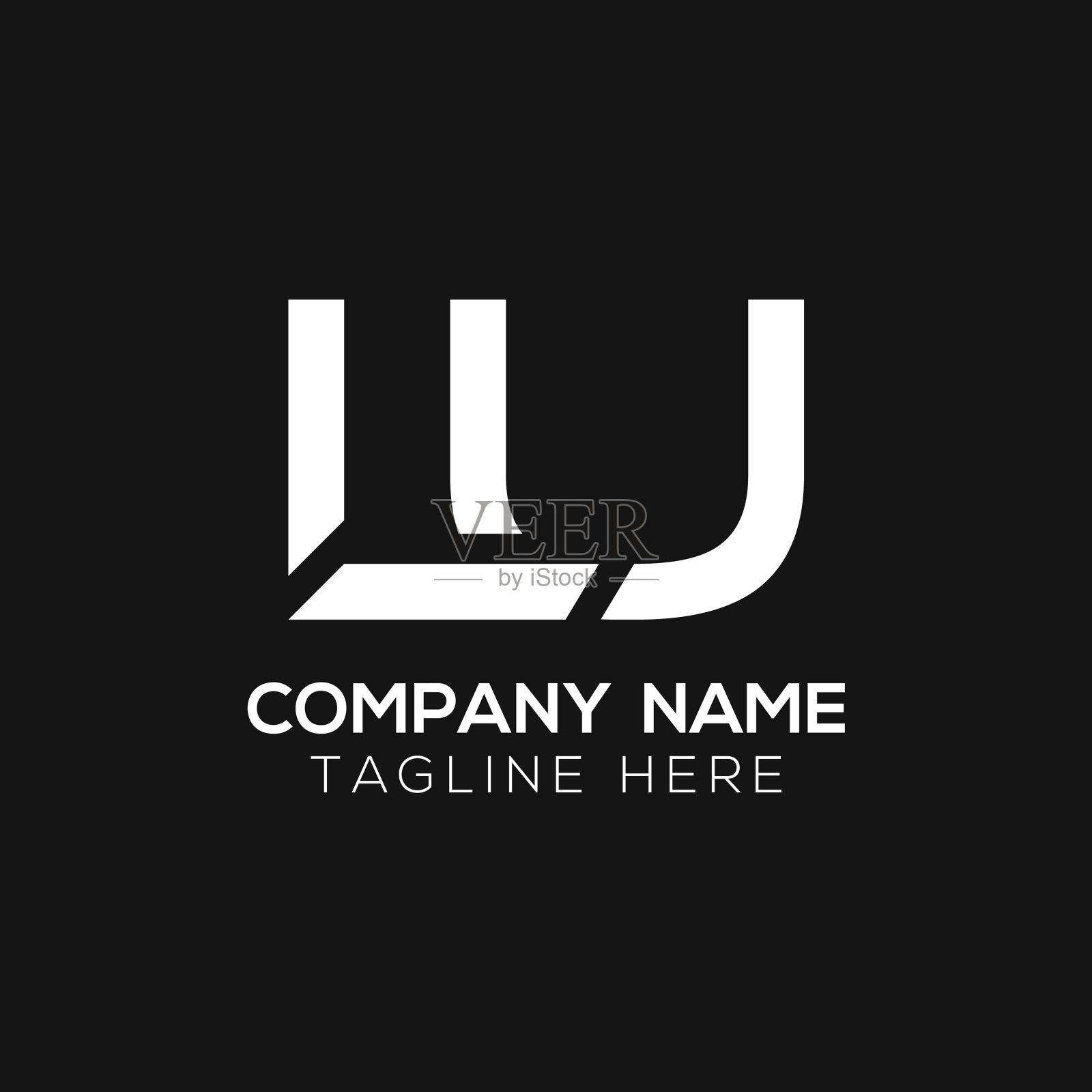 初始lv信商业标志设计模板插画图片素材