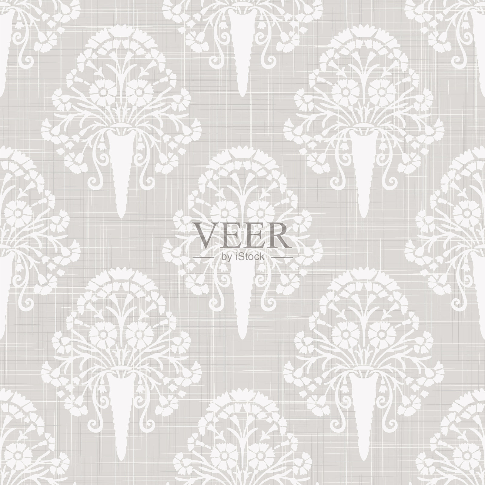 灰色法国亚麻纹理背景印花用插画图片素材