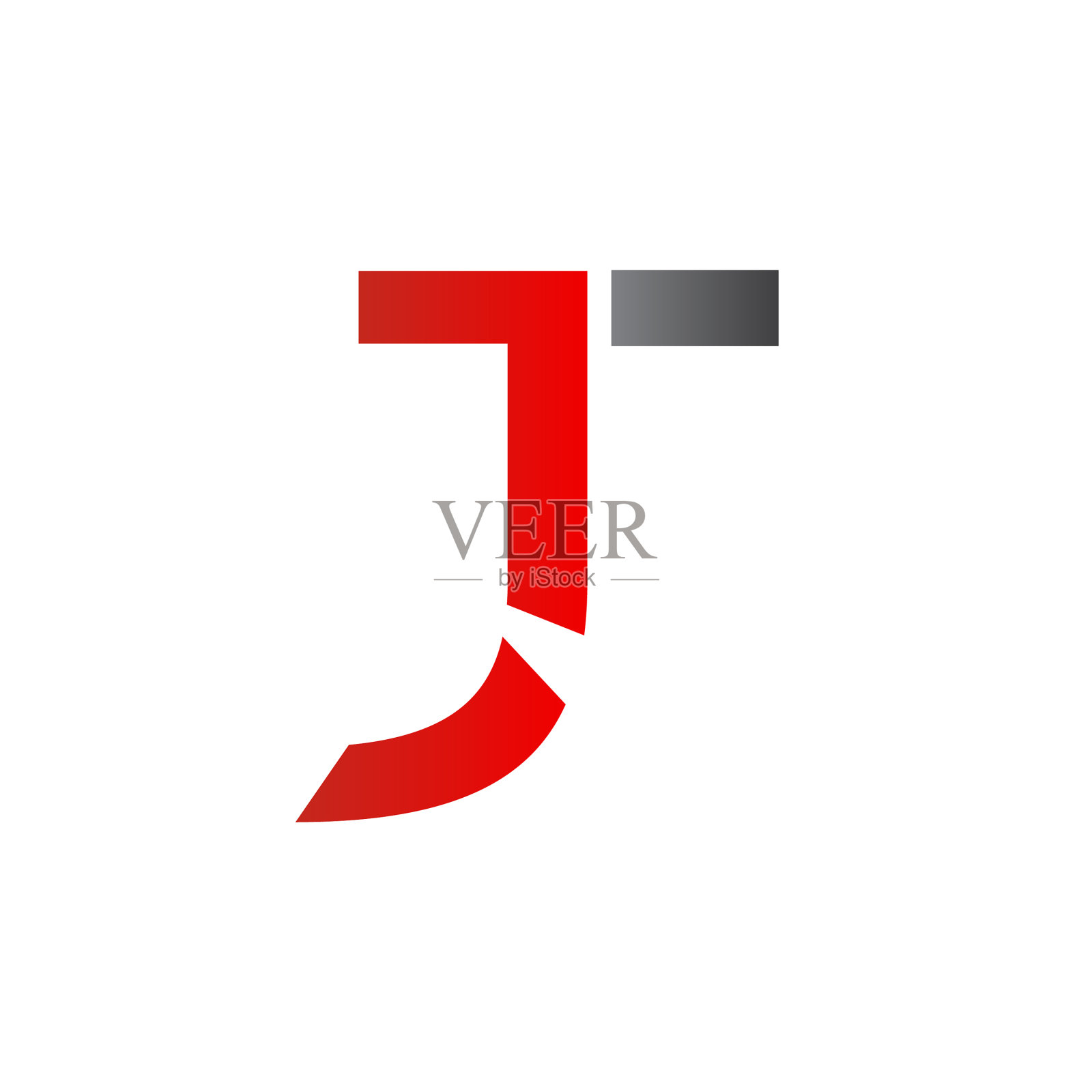 创意字母jt标志设计模板初始设计元素图片